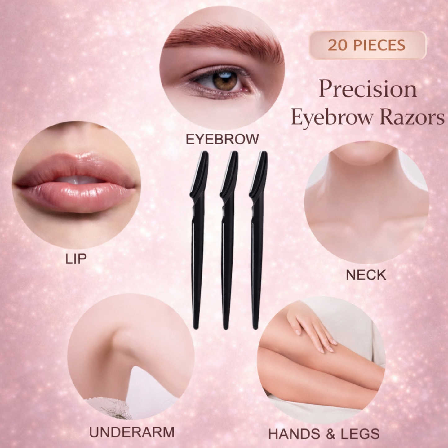 Precision EyeBrow Razors (20pcs)